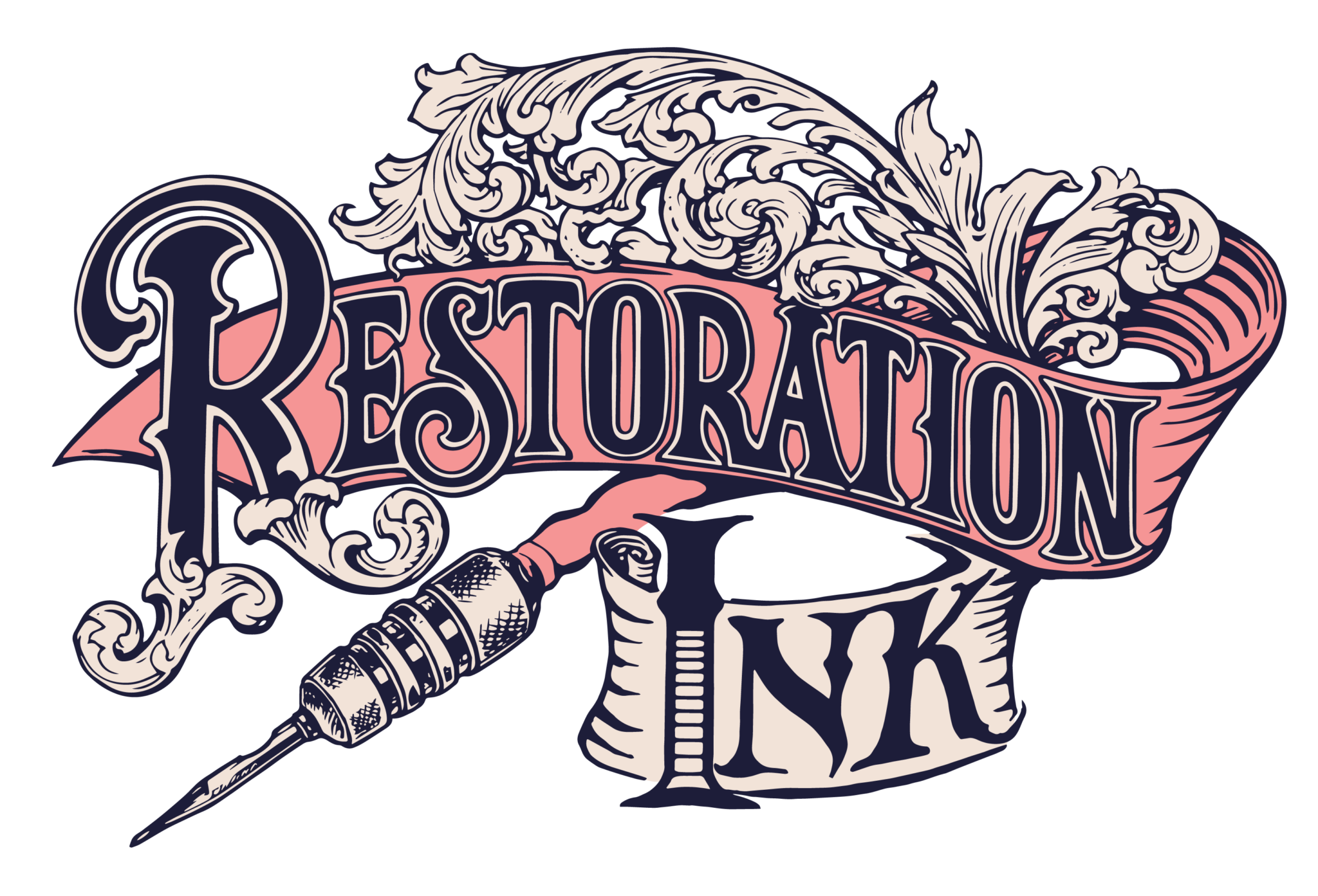 Restoration ink Logo, Hendersonville, North Carolina
